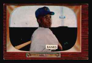 1955 Bowman #242 Ernie Banks - EX