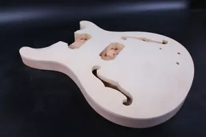 Cuerpo de guitarra eléctrica superior chapa de arce flameado caoba semi hueco para guitarra PRS - Imagen 1 de 7