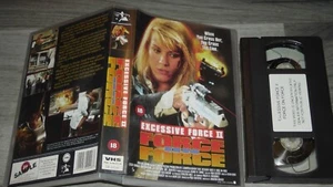Excessive Force 2 VHS Video Big Box Timecode Sample Dealer Rental Tape TBC Cert - Picture 1 of 1
