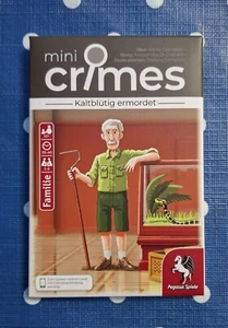 Pegasus Mini Crimes - Kaltblütig ermordet - Krimispiel - neuwertig - Bild 1 von 2