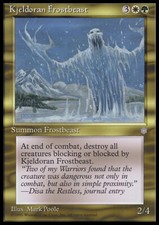 Magic the Gathering MTG Kjeldoran Frostbeast (296) Ice Age   LP