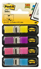 Post-it Haftmarker Index Mini 11,9 x 43,2 mm 4-farbig gelb lila pink trkis 4x35