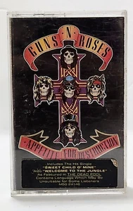 Guns N' Roses - Appetite For Destruction Cassette Tape 1987 MSG24148 - Picture 1 of 4
