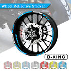 Rim Stripe Wheel Decal Reflective Tape Sticker For Suzuki Bking Bk1300 Gsx1300bk