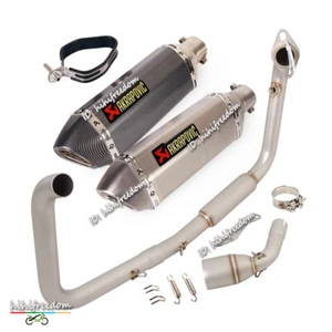 Puntas silenciador de tubo de eslabón de cabezal de escape completo para Benelli TNT 135 125 2017-2023 - Imagen 1 de 14