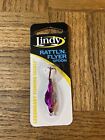 Lindy Rattl?n Flyer Spoon Hook Size 1/4 Purple Smelt-Brand New-SHIPS N 24 HOURS
