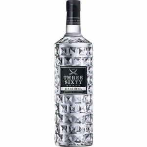 Three Sixty Vodka Original, Wodka, Spirituose, Großflasche, Alkohol, 37.5%, 3 L - Bild 1 von 1