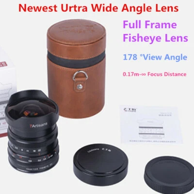 7 ARTISANS 7artisans 10mm F2.8 Ultra Wide Angle Lens For Sony E A7RV A9II A7c A6500 Camera