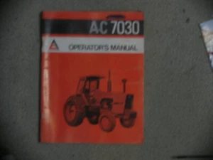 Allis Chalmers Tractor 7030 Operator's Manual - Picture 1 of 1