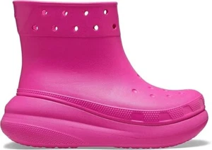 Crocs Unisex Crush Rain Boots Size 9 Women's 207946-6UB Crush Juice Pink Cute - Picture 1 of 7