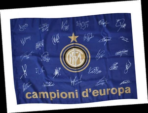 Inter Flag 100x140 European Champions - Picture 1 of 1