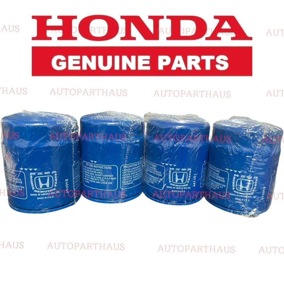 03 - 26 HONDA PILOT OIL FILTER 4 PACK GENUINE OEM NEW - Image 1 of 4