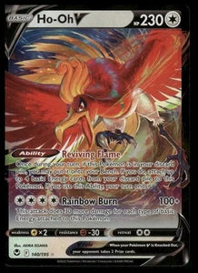 SWSH12: Silver Tempest #140/195 Ho-Oh V - Picture 1 of 2