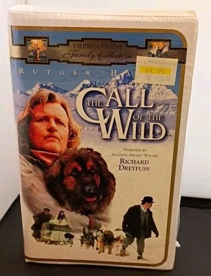 The Call of the Wild VHS Shell Case Columbia Family Collection Broken Seal 1998 - Image 1 of 4