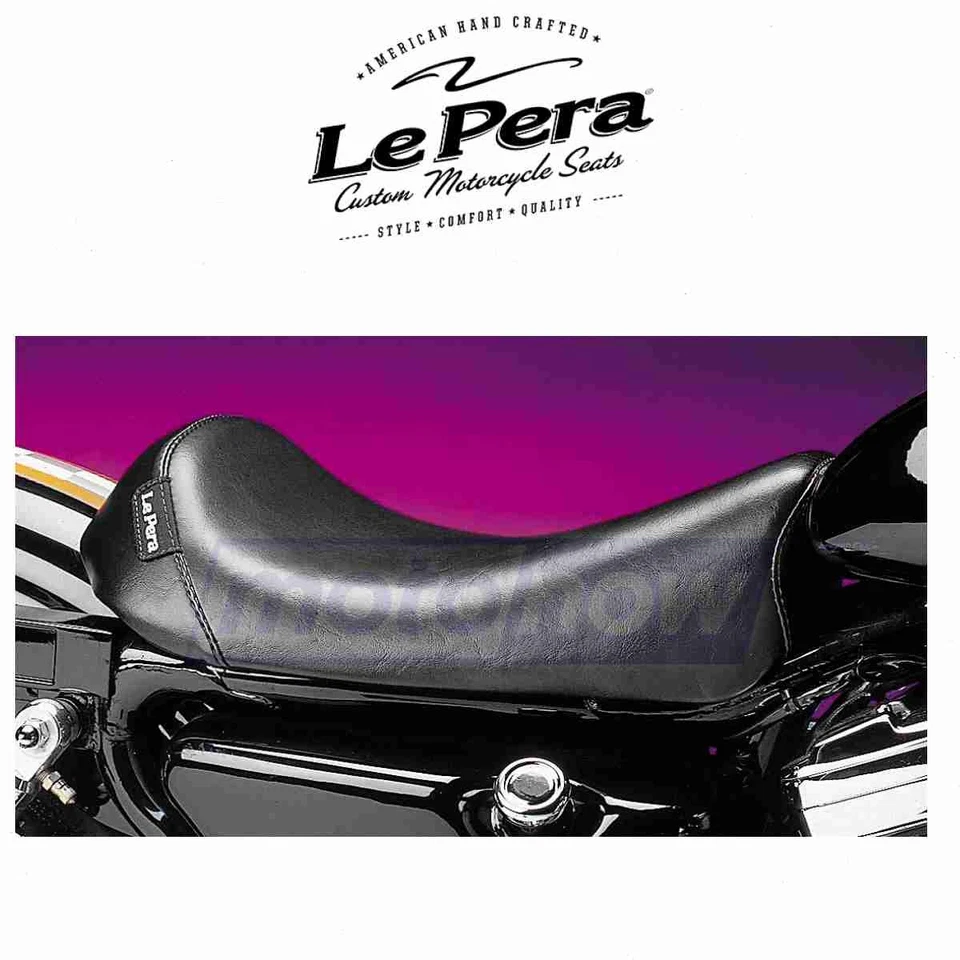 Le Pera Bare Bones Solo Seat for 2010-2020 Harley Davidson XL883N Iron 883 - zc Foto 1 de 4