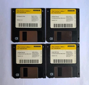 The Norton Utilities Macintosh Computer Software Floppy Disks Version 3.2 - Afbeelding 1 van 5