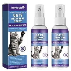 4 Pack Deterrent/Repellent Spray for Cats 50ml–Stop Scratching, Biting, Marking - Picture 1 of 1