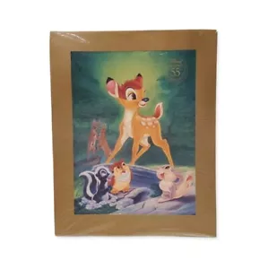 Walt Disney’s Bambi 55th Anniversary Lithograph BAMBI 1997 8"x10" sealed - Picture 1 of 4