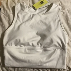 Target All In Motion Longline Cropped Bra Top Shirt Size XS  Nwt - Picture 1 of 4