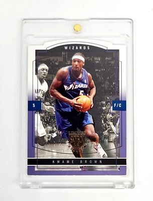 PÚRPURA 1/1 OBRA MAESTRA EJECUTIVA 2003-04 Skybox Edición Limitada KWAME BROWN NBA Foto 1 de 2