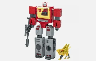 Transformers Vintage G1 Re-issue 40th Blaster + Steeljaw Cassette NEW! EXCLUSIVE - Image 1 of 4