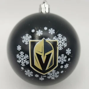 Las Vegas Golden Knights Christmas Tree Ornament Ball NHL Hockey Bauble Black - Picture 1 of 8