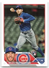 2023 Topps Series 2 Miles Mastrobuoni #592 Chicago Cubs Rookie Card
