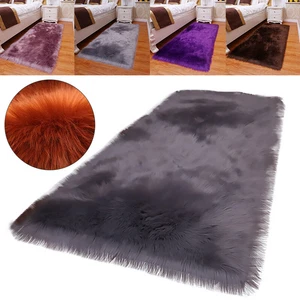 Home Plush Fluffy Rugs Anti-Skid Shaggy Area Rug Dining Room Carpet Floor Mat