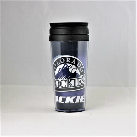 Colorado Rockies MLB Licensed 16oz Acrylic Tumbler Coffee Mug w/wrap Insert Cover