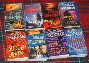 Reduced Price Lot-8 ALLISON BRENNAN Kiss Me,Kill Me+Nothing to Hide+Cutting Edge - Imagen 1 de 1