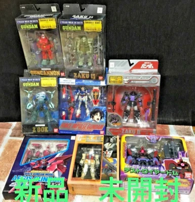 GUNDAM MOBILE SUIT de colección nuevo sin abrir conjunto x 8 figuras lote Bandai vintage RX-78 Foto 1 de 4