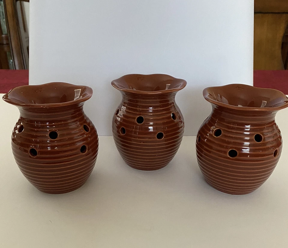 Scentsy Groovy Rust 3 “Replacements” Nightlight Wall Mini Wax Warmer Retired - Image 1 of 4