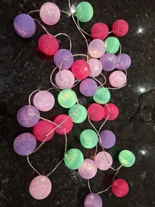 35 Cotton Ball String LED Lights by CABLE & COTTON - Picture 1 of 7