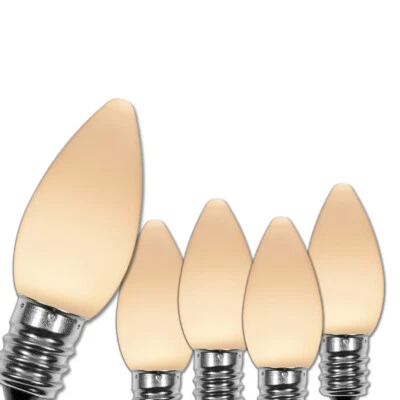 OptiCore C7 Unbreakable Christmas Light Replacement Bulbs, Vintage Smooth 25 ct. - Image 1 of 2