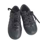 K-Swiss Infants size 9 black low shoes boys toddler lace round toe play school