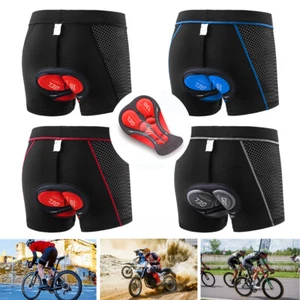 Ropa Interior 3D De Ciclismo Pantalones Cortos Para Hombre MTB Bicicletas Shorts - Picture 1 of 20