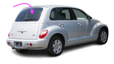 Se adapta a: Chrysler PT Cruiser 2003-2008 4-D hatchback ventana trasera vidrio - calefacción Foto 1 de 4