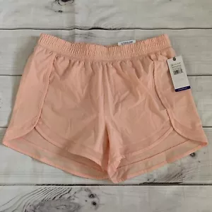 Pantaloncini yoga GAIAM Studio to Street donna grandi foderati in maglia pesca melba NUOVI - Foto 1 di 8