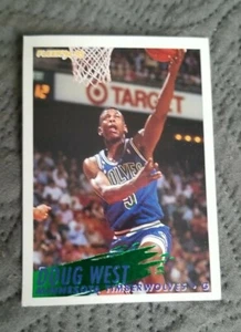 1994-95 Fleer Minnesota Timberwolves Basketball Card #137 Doug West - Picture 1 of 2