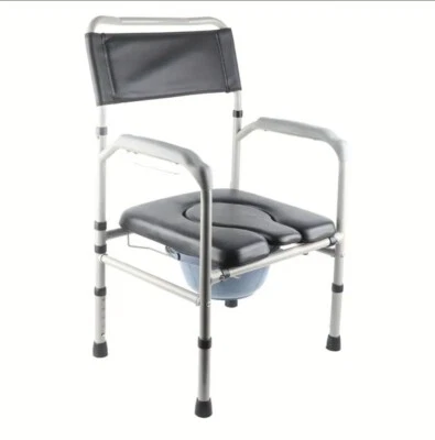 New Adjustable Chair Toilet Removable Elderly Disabled Adult  Bedside Bathroom  - Image 1 of 4