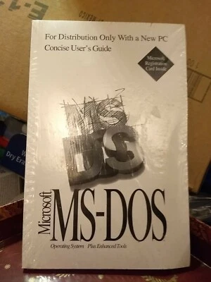 NEW Microsoft MS DOS 6.2 COA with Microsoft Hologram. Vintage. - Image 1 of 4