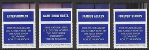 US 5907 Alex Trebek F header single set 4 MNH 2024 - Picture 1 of 5