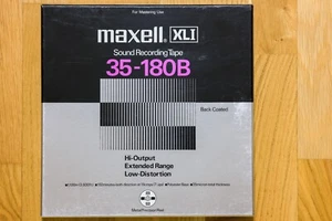 Ruban adhésif Maxell UD XLI 35-180B 1100m | Bobine métal 10" / 26,5cm dans sa boîte d'origine - Photo 1/4