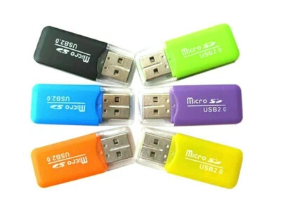 Usb Kartenleser für Micro SD SDHC SDXC Stick Kartenlesegerät Adapter PC Auto Z28 - Bild 1 von 4