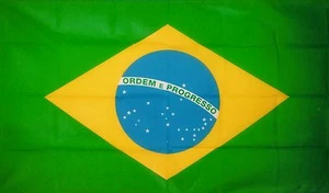 BRAZIL FLAG 18" X 12" BOATS CARAVANS TREEHOUSES Sao Paulo Rio de Janeiro flags - Picture 1 of 1