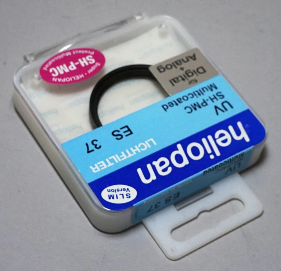 Heliopan 37mm UV Haze SH-PMC Lens Slim Filter multi coating for Camera Camcorder - Image 1 of 1