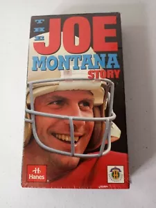 Vintage Sealed VHS Tape 1993 The Joe Montana Story Upper Deck Authenticated - Picture 1 of 6