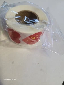 500x Heart Stickers - Picture 1 of 2