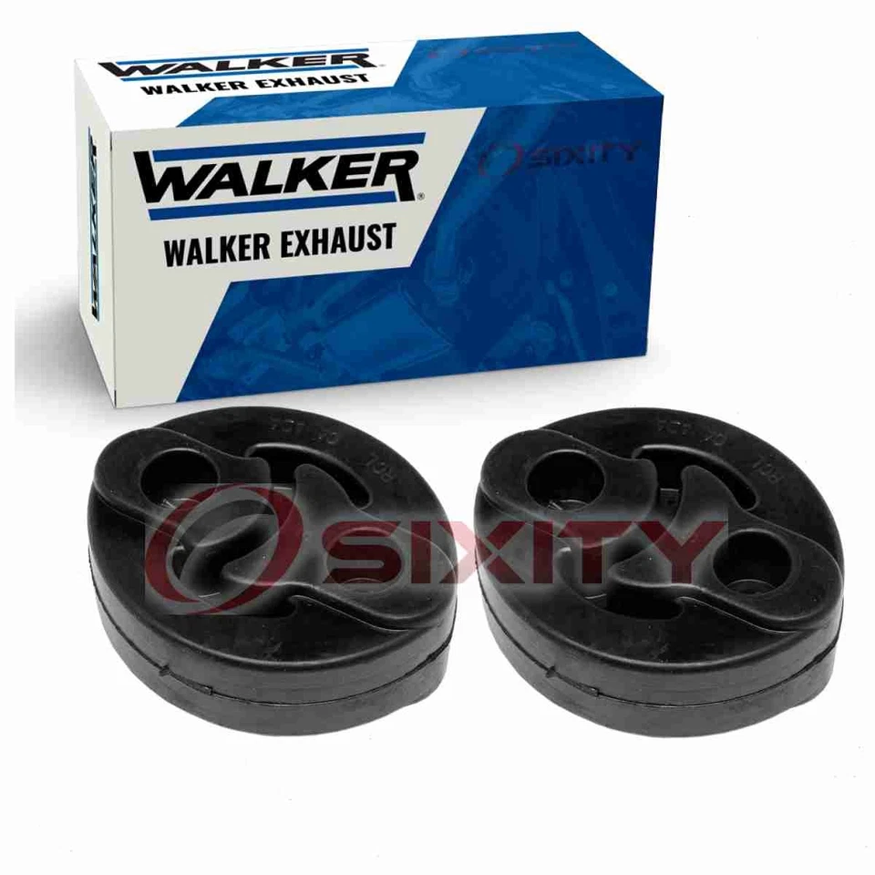 2 изолятора выхлопной системы Walker для Pontiac Firefly 1985-1988 годов выпуска 1,0 л L3 qq - Изображение 1 из 4