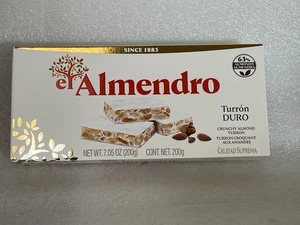 Turrón de almendra crujiente El Almendro (turrón duro) de España 7,05 OZ (200 G) - Imagen 1 de 6